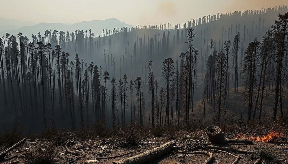 Nature's Resilience: Expert Advises Against Raking Desolate Forests After Wildfires