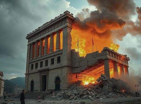 Athen Ancient City Explosion Collapses Building, Injures, as Cause Investigation Underway