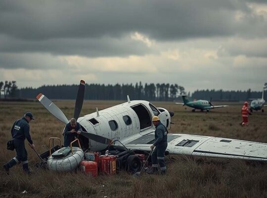 Small Aircraft Crash in Southern Hesse Claims Two Lives; Investigation Underway