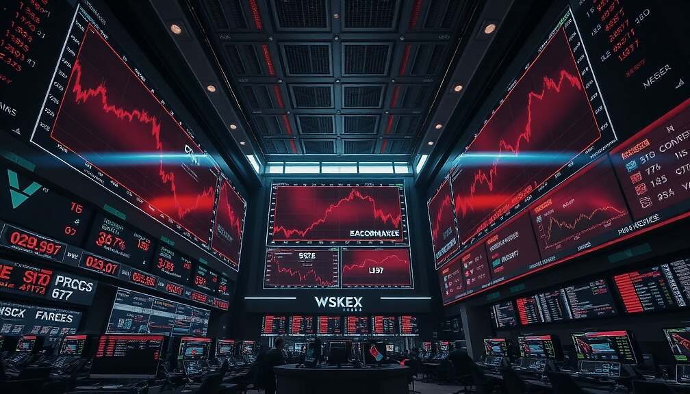 US Stock Markets Drop Amid Crude Oil Price Plunge and Dollar Shifts