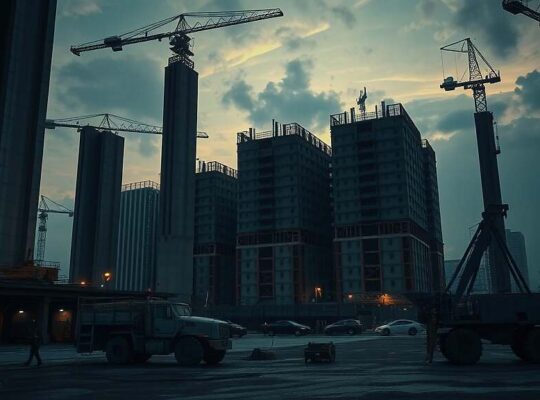 Construction Orders Dip Sharply in July Amid Sectoral Slowdown