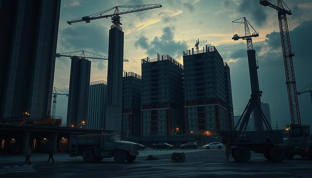 Construction Orders Dip Sharply in July Amid Sectoral Slowdown