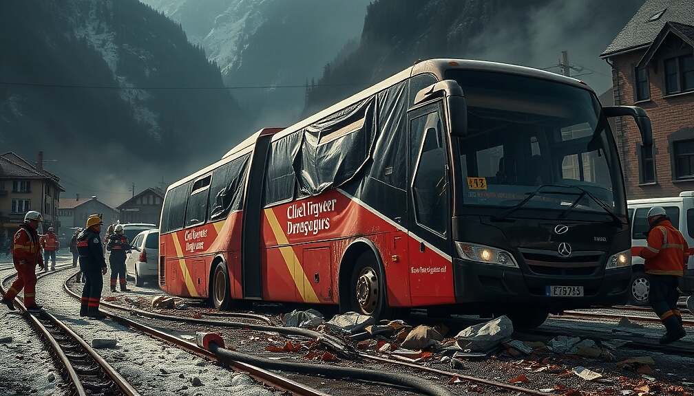 Five Dead and Many Injured in Severe Tourist Bus Crash in Switzerland