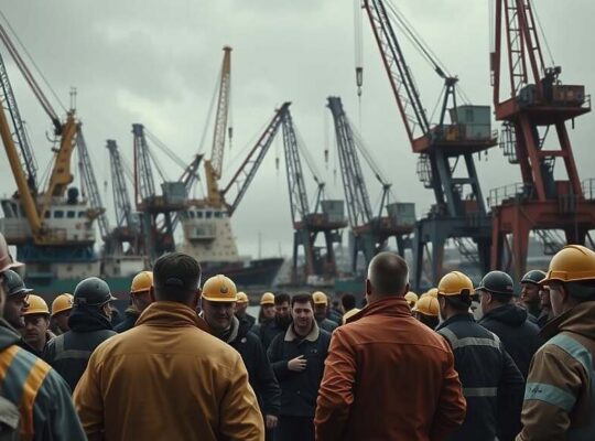 German Port Workers Reject Wage Offer, Strike Threat Emerges in Negotiations
