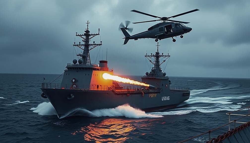Tension in the Baltic: Russian Frigate Targets Danish Surveillance Helicopter