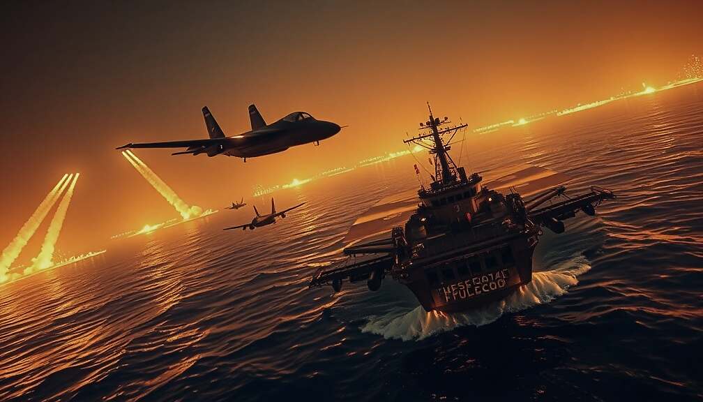 US Strikes Iran Targets in Hormuz Strait Retaliating for Regional Escalation