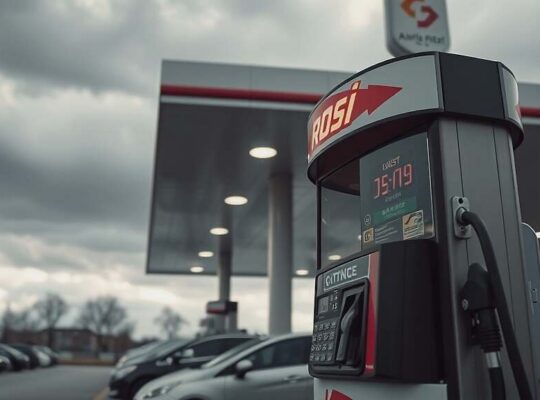 Rising Gas Prices and Falling Diesel Fuels Driven by Global Oil Market Instability