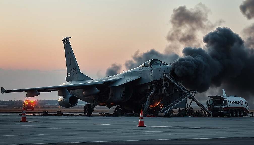 Pilot Safely Ejects After Military Jet Crashes at US Airbase in Eifel