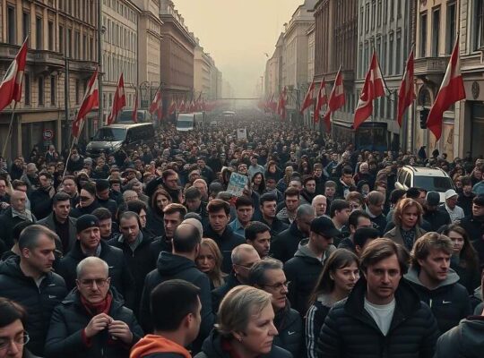 Serbian Protests Demand Vote Against Vukic's Government Ahead of Election
