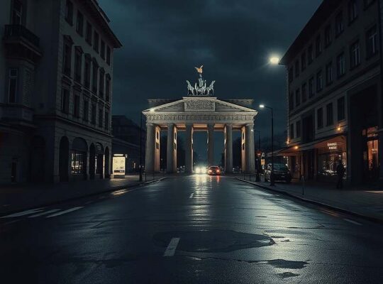 Brief Berlin Government District Power Outage Hits Press Conference Center