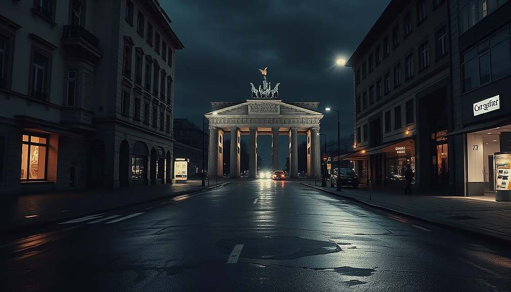 Brief Berlin Government District Power Outage Hits Press Conference Center