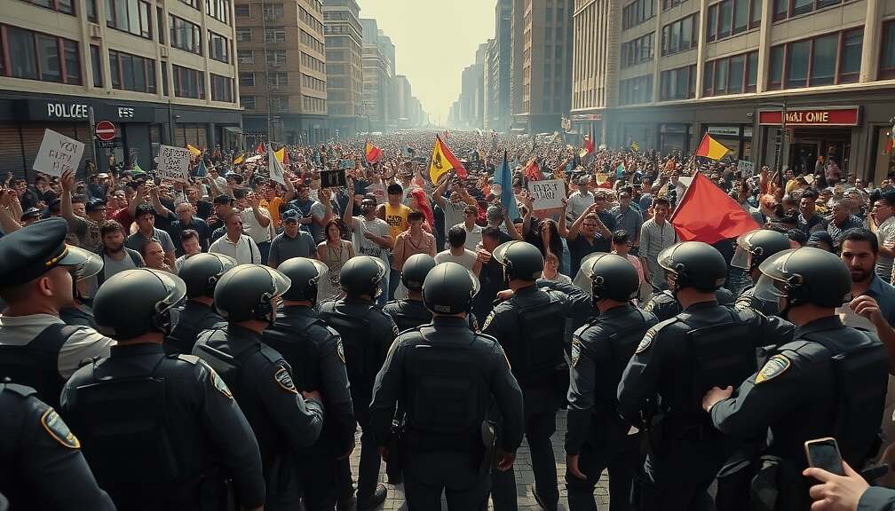 Police Union Demands Political Support and Condemnation of Violence Ahead of Gen-Z Protests