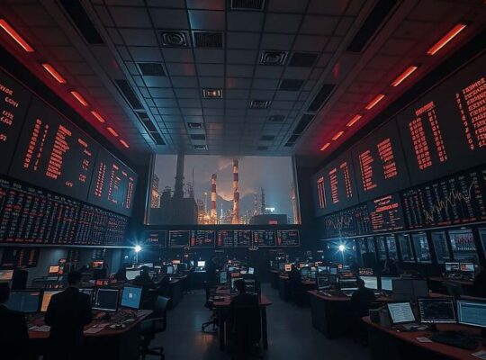US Markets Retreat Amid Lower Oil Prices, Geopolitical Fears, and AI Concerns
