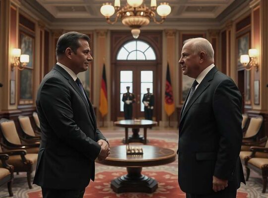 Merz Hosts New UK Premier, Discusses Security, Economy, and Europe in Chancellor's Office