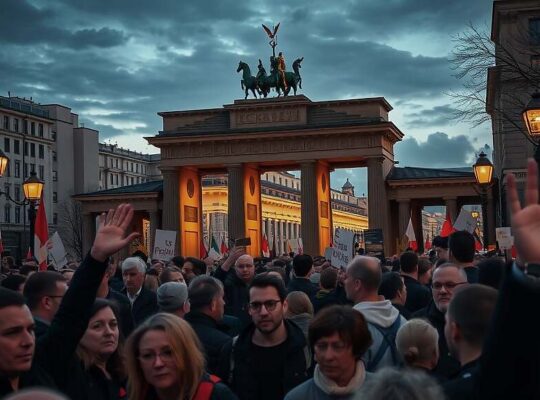 Berlin Protestors Mark Third Anniversary of Hamas Attack, Mourning Victims