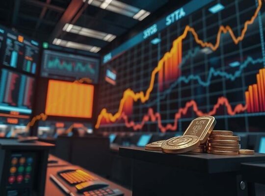 US Stocks Gain, Gold Soars Amid Weak Euro and Falling Oil Prices