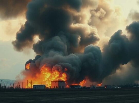 Massive Fire Devastates Canadian Military Base, Claiming Lives and Injuring Dozens