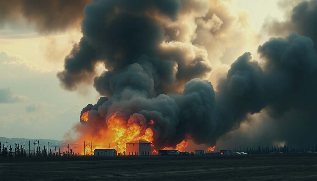 Massive Fire Devastates Canadian Military Base, Claiming Lives and Injuring Dozens