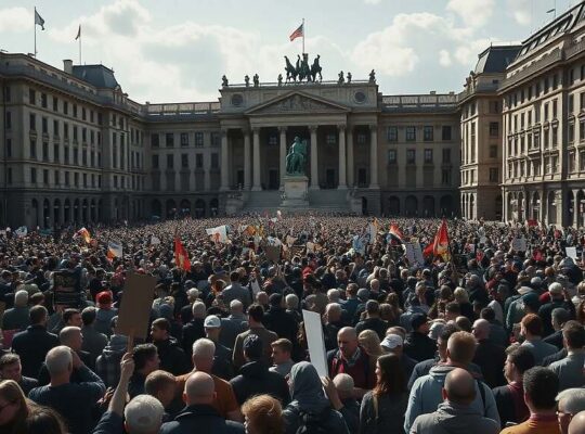Anti-AfD Protests Rage in Magdeburg as State Parliament Faces Vote for President